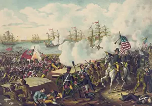 Lcgr1704: Gen. Andrew Jackson on horseback commanding US troops