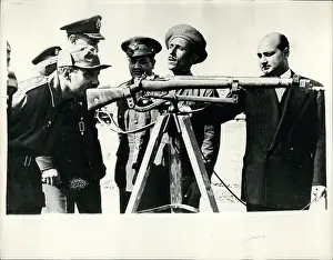 Grumble: Gen Mohammed Neguib, PM of Egypt, rifle training