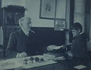 Americanization: Gen. Richard Pratt with a Native American student