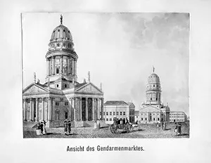 1780: Gendarmenmarkt in Berlin, around 1790