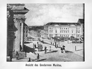1790: Gendarmenmarkt in Berlin, around 1800