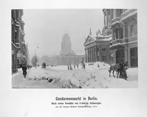 Tramway: Gendarmenmarkt in Berlin, 1914