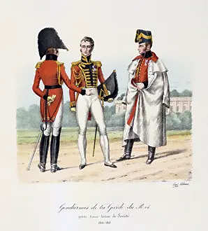 Titeux: Gendarmes of the Royal Guard, 1814-1815. From