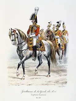 Titeux: Gendarmes of the Royal Guard, 1814-1815. From