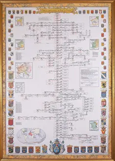 Genealogical: Genealogical chart, Chateau de Brissac