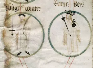 Poblet: Genealogy of the Crown of Aragon. ca. 1410. Detail