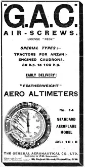 Comapny: The General Aeronautical Comapny. GAC Altimeters