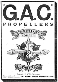 Comapny: The General Aeronautical Comapny. GAC Propellers