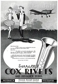 Rivets: General Aircraft GAL Cox Rivets, Clamps & Distance Tubes