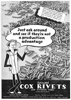 Rivets: General Aircraft GAL Cox Rivets, Clamps & Distance Tubes