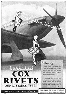 Rivets: General Aircraft GAL Cox Rivets, Clamps & Distance Tubes