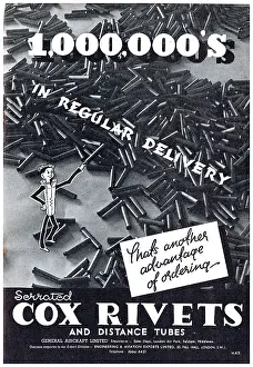 Rivets: General Aircraft GAL Cox Rivets, Clamps & Distance Tubes