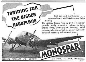Monospar: General Aircraft Monospar