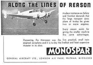 Monospar: General Aircraft Monospar