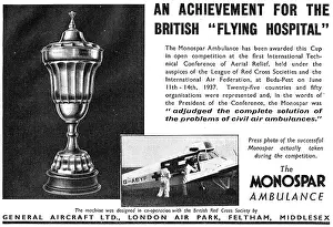 Monospar: General Aircraft Monospar Ambulance