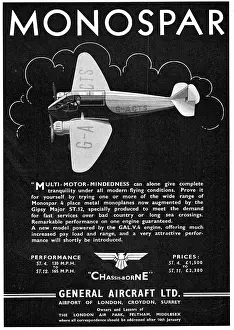 Monospar: General Aircraft Monospar G.A.L.V.4