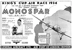 Monospar: General Aircraft Monospar - King's Cup