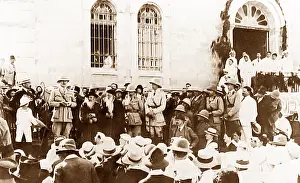 Allenby: General Allenby in Jerusalem in May 1918