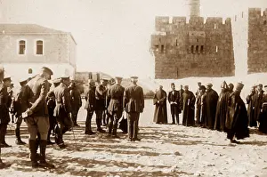 Allenby: General Allenby in Jerusalem in May 1918