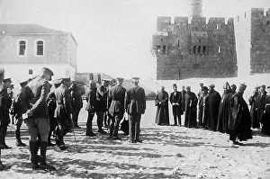 Allenby: General Allenby in Jerusalem during WW1