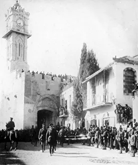 Allenby: General Allenby in Jerusalem during WW1