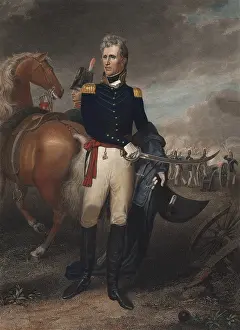 Caisson: General Andrew Jackson, as the hero of New
