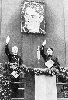 General Antonescu and Horia Sima, 1940