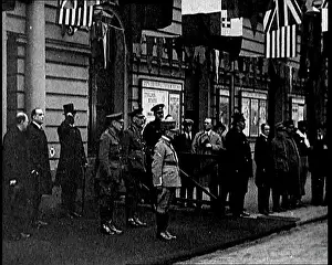 Haig: General Armando Diaz Coming Out of a Building