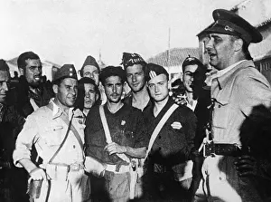 Anarchist: General Asencio on visit to the troops in Toledo, 1936
