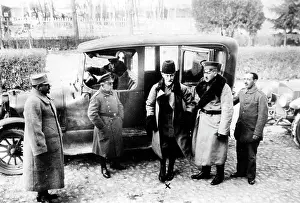 Mackensen: General Averescu on his way to Field Marshal von Mackensen