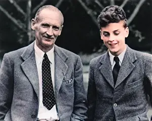 Mufti: General Bernard Montgomery visits his son David