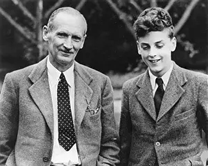 Mufti: General Bernard Montgomery visits his son David