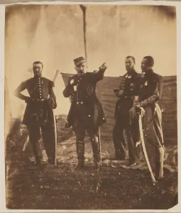 Bosquet: General Bosquet giving orders to his staff