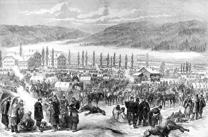 Unsuccessfully: General Boulbaki's Army at Travers, Switzerland; Franco-Prus
