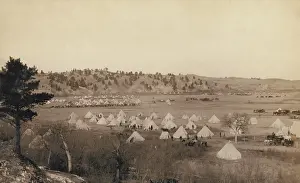 South Dakota: General Brooks Camp near Pine Ridge, S.D. Jan
