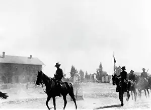Divisions: General Chauvel and troops riding through Damascus