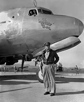 South Korea: General Douglas MacArthur on his arrival at Kimpo