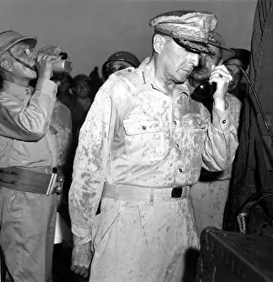 Filipinos: General Douglas MacArthur broadcasts to ?