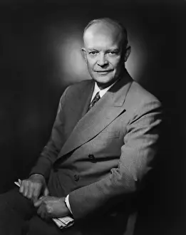 Bachrach: General Dwight Eisenhower. 1952 portrait by Bachrach