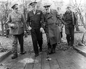 Tedder: General Dwight Eisenhower with Prime Minister
