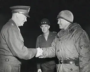 Lcgr1310: General Dwight Eisenhower shakes hands with Gen