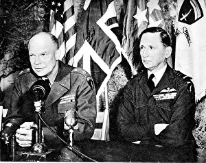 Tedder: General Eisenhower and Air Chief-Marshal Tedder; Second Worl