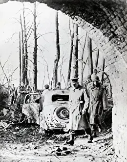 Obscure: General Eisenhower visits Julich, Germany, WW2