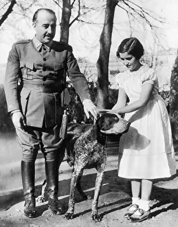 Assured: General Franco and his daughter 1938