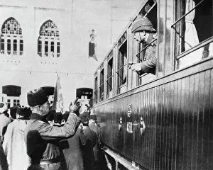Frankenberg: General Frankenberg of Germany and his departing troops