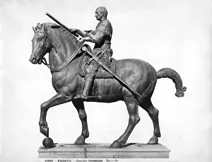 Padua: General Gattamelata, statute by Donatello