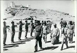 Dakar: General de Gaulle inspecting soldiers, Southern Algeria