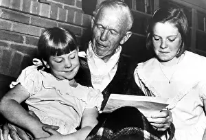 Granddaughters: General George C. Marshall (center), reading ?