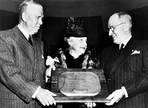 Boyce: General George C. Marshall (far left), receiving ?