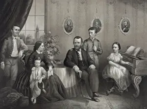 Spinet: General Grant and his family